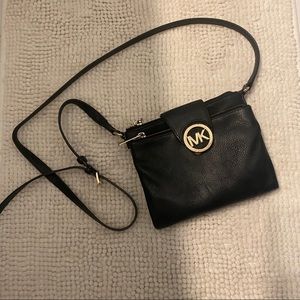 Michael Kors black crossbody bag